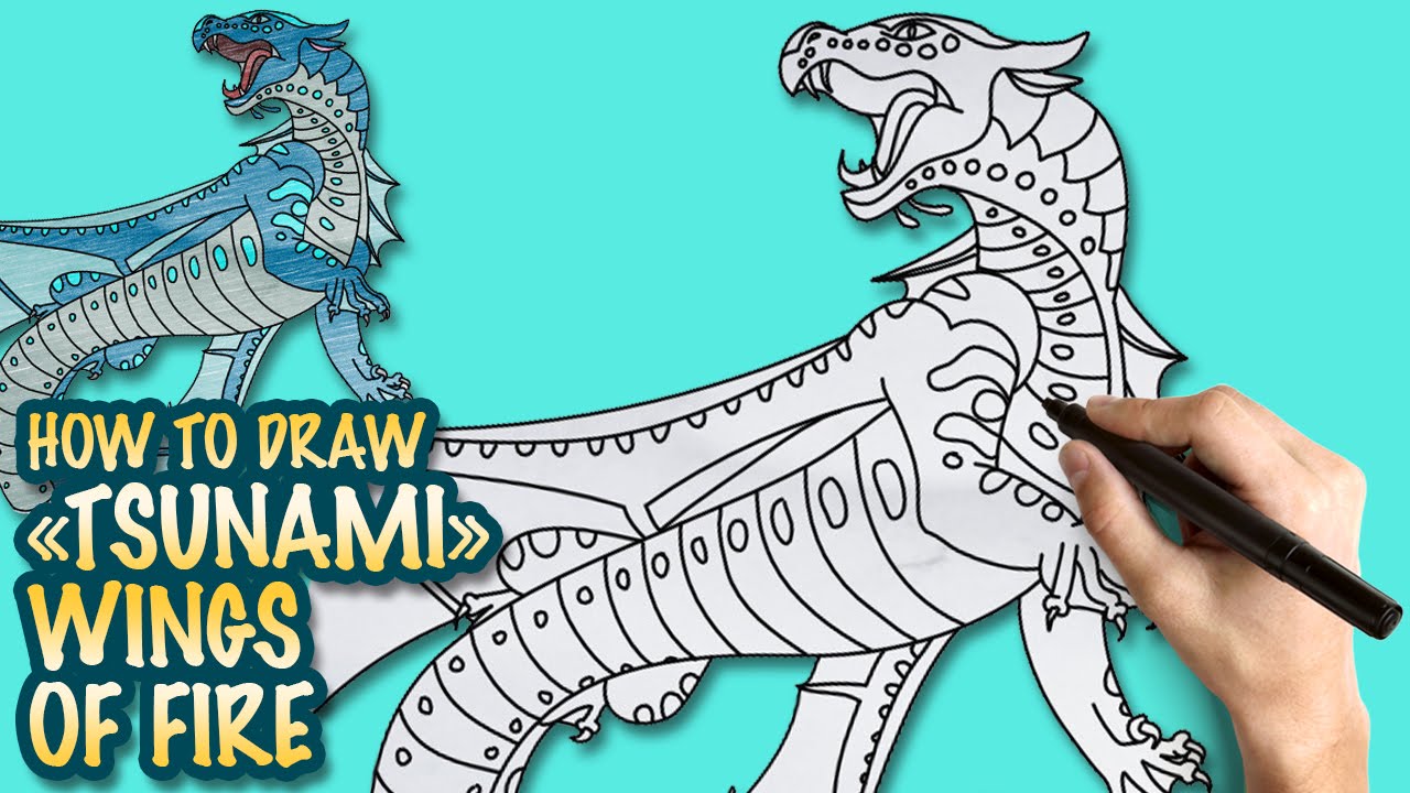 1280x720 how to draw wings of fire - Tsunami Drawing