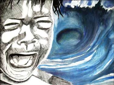 375x281 tsunami drawing - Tsunami Drawing