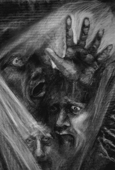 375x551 tsunami drawings for sale saatchi art - Tsunami Drawing