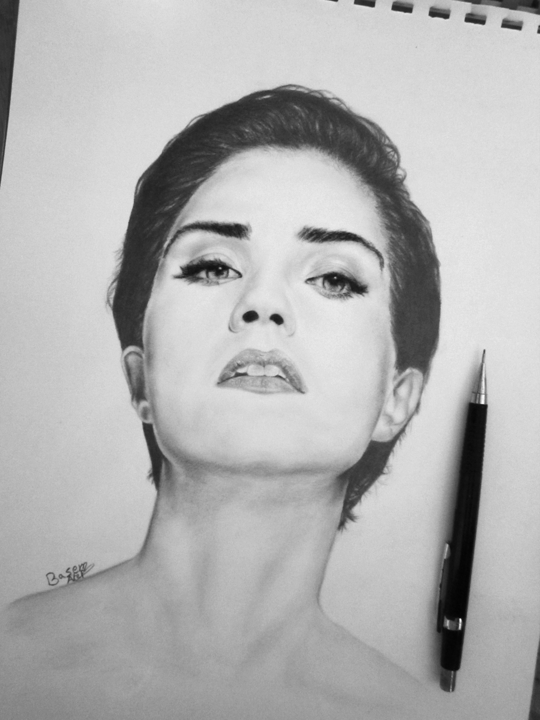 2251x3002 My Pencil Drawing Portrait Of The Turkish Tuba - Tuba Drawing