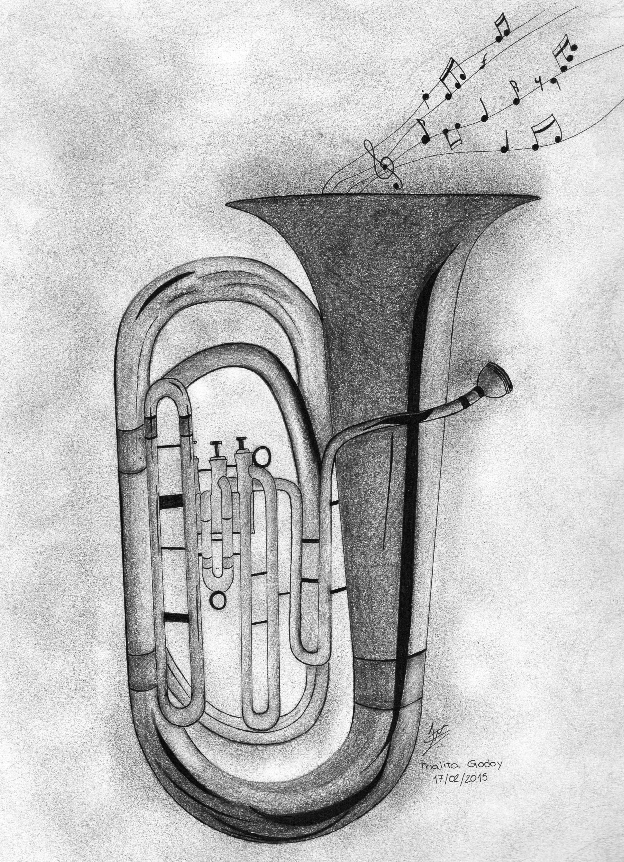 2184x3018 Tuba Drawing Art In Art, Tuba Pictures, Drawings - Tuba Drawing