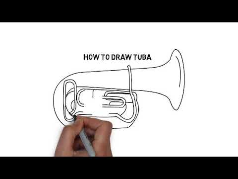 480x360 How To Draw Tuba - Tuba Drawing