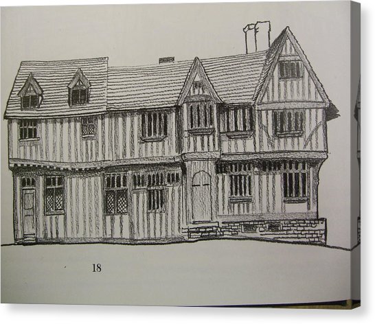 546x472 Tudor Houses Drawing - Tudor Drawings