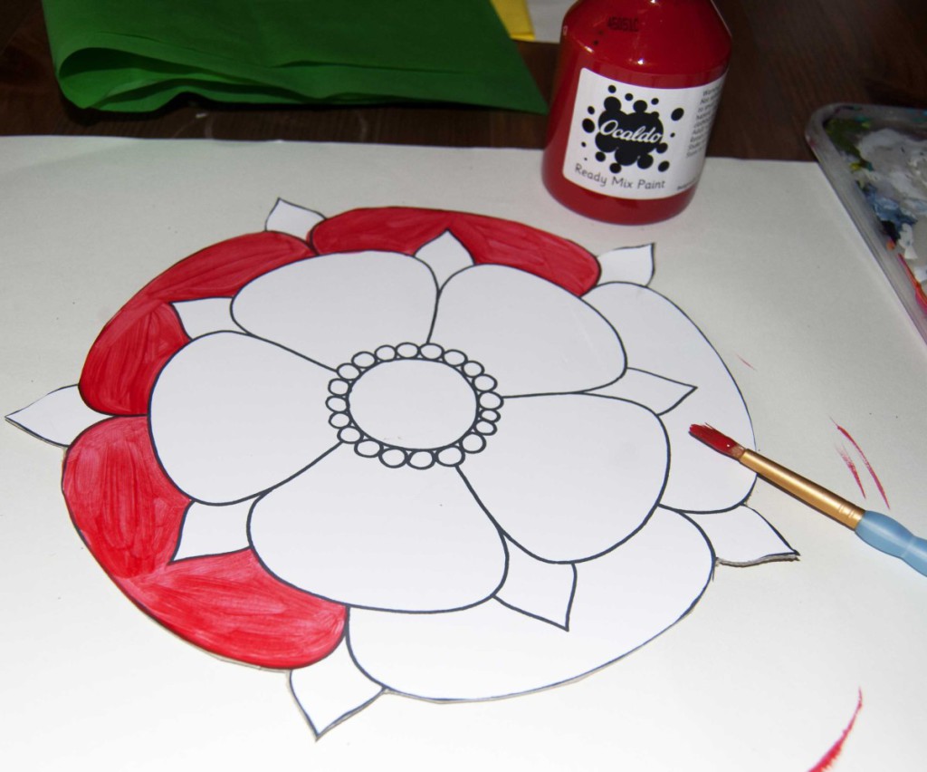 1024x852 images of tudor rose template - Tudor Rose Drawing