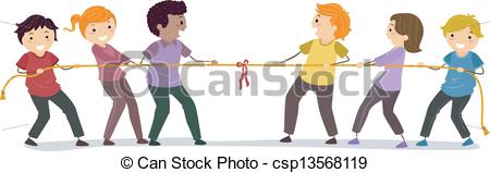 Tug Of War Drawing at PaintingValley.com | Explore collection of Tug Of ...