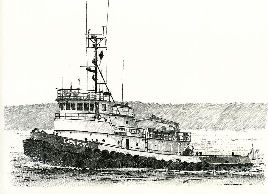 900x653 tugboat drew foss drawing - Tugboat Drawing