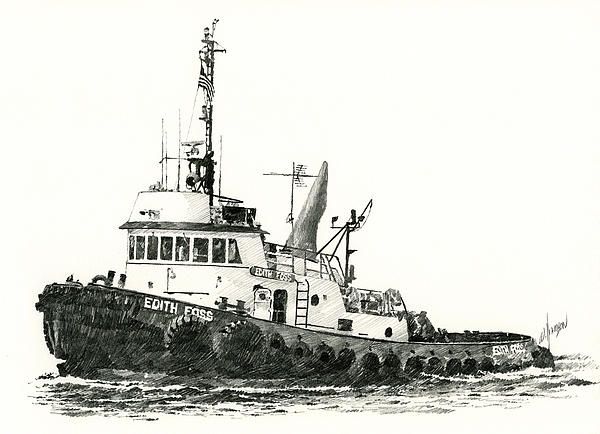 600x434 tugboat edith foss - Tugboat Drawing