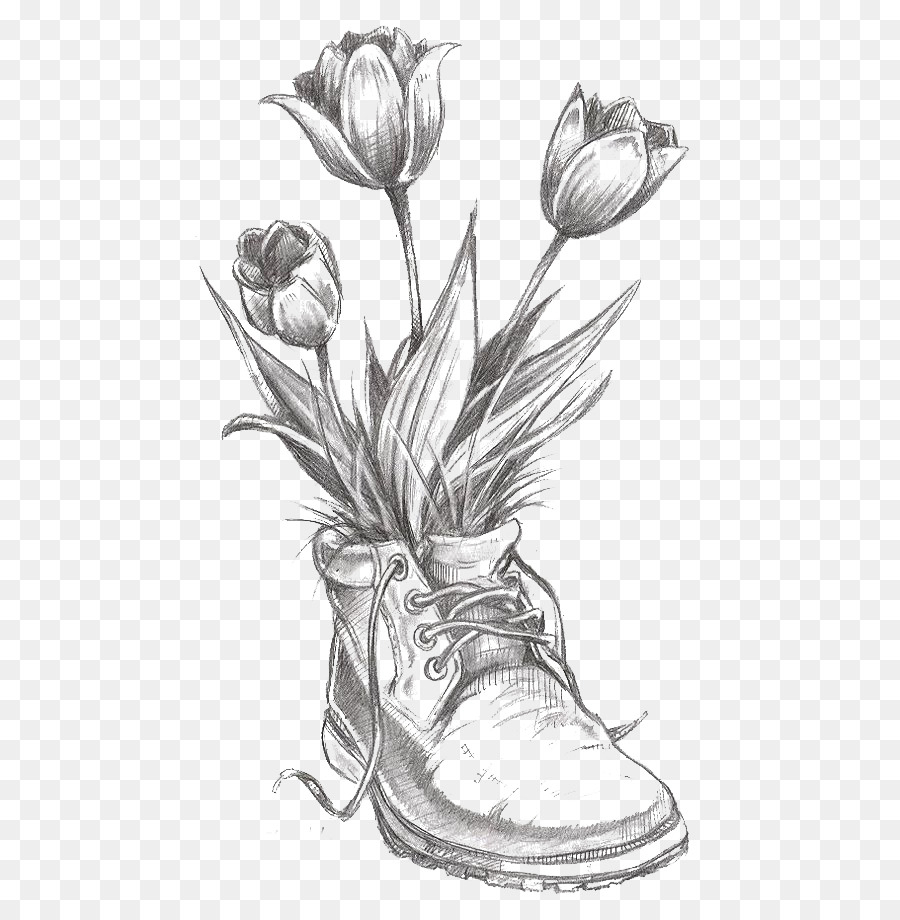 Tulip Drawings In Pencil at Explore collection of