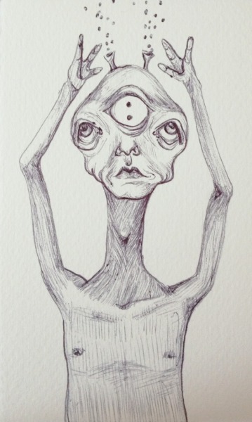 359x600 Alien Drawing Tumblr - Tumblr Alien Drawing