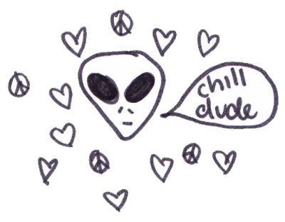 400x311 Alien Drawing Tumblr - Tumblr Alien Drawing
