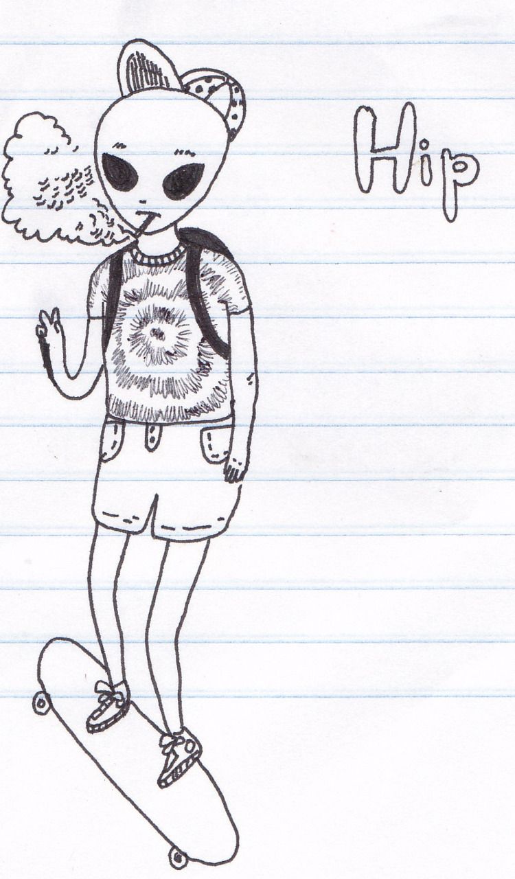 750x1280 Alien Drawing Tumblr - Tumblr Alien Drawing