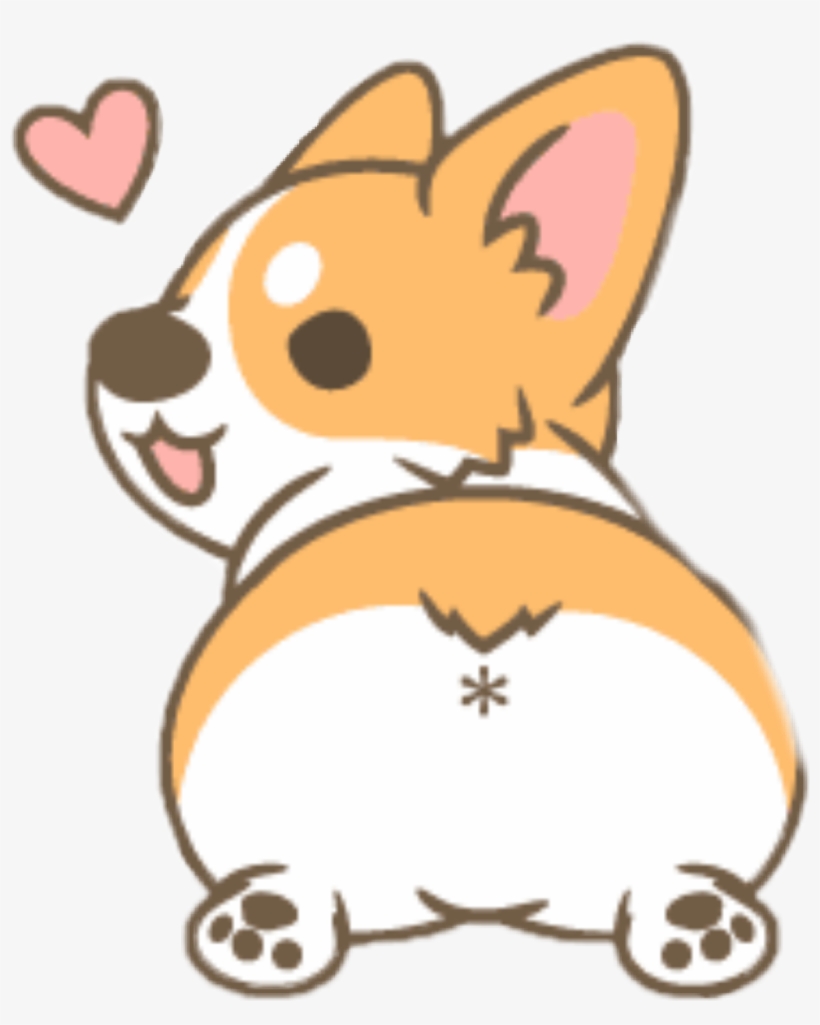 820x1025 Corgi Corgidog Dog Doggo Cute Kawaii Tumblr Heart Polar - Tumblr Dog Drawing