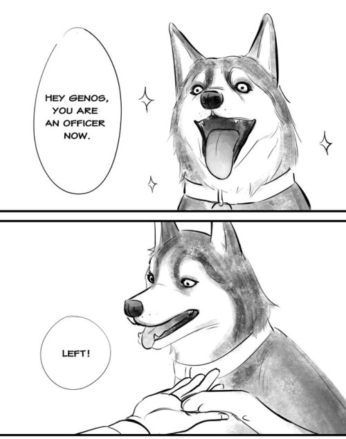 500x634 dog genos au tumblr - Tumblr Dog Drawing