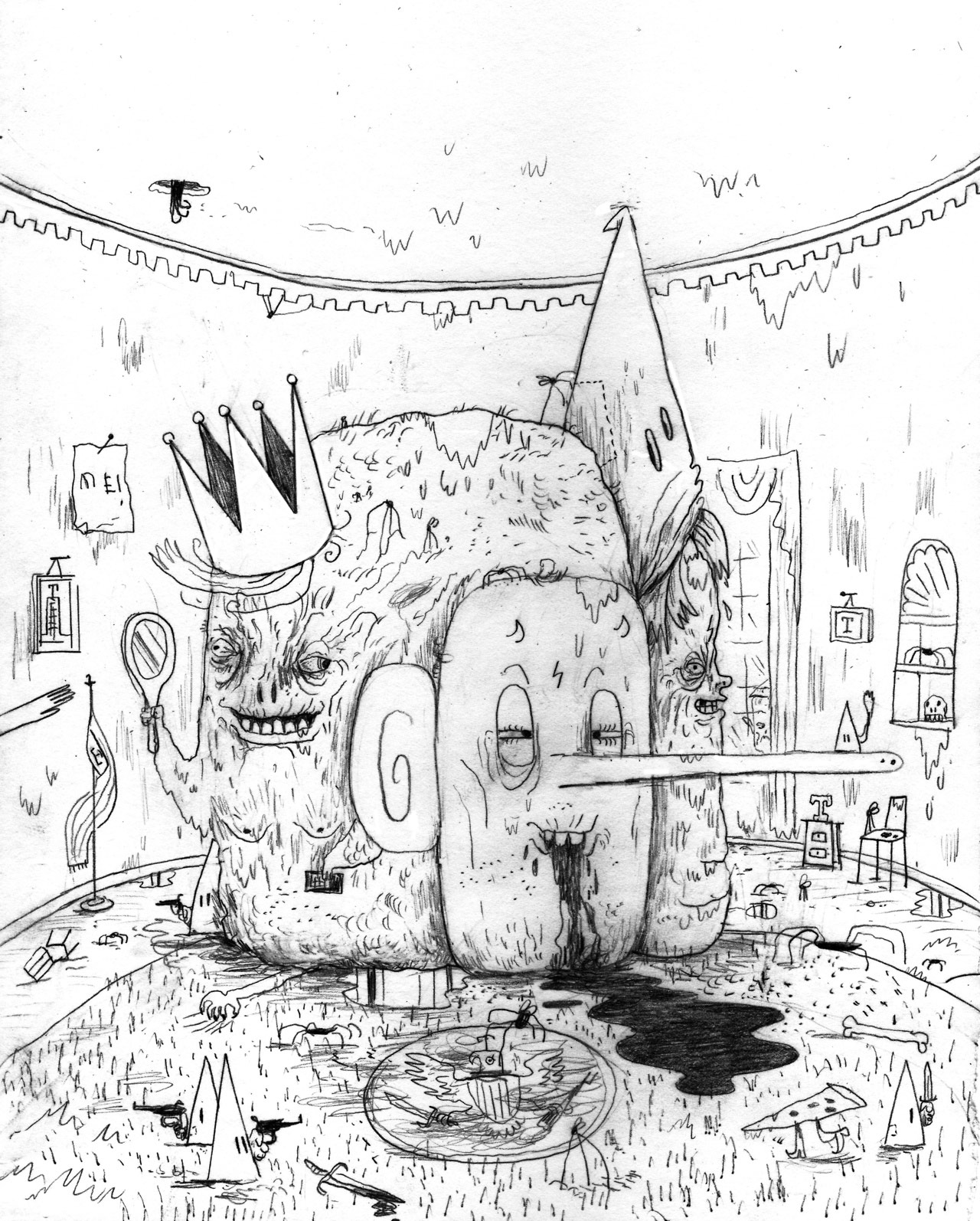 1280x1594 Tumblr Of The Day Daily Disgusting Drawings Of President Donald - Tumblr Drawing Art