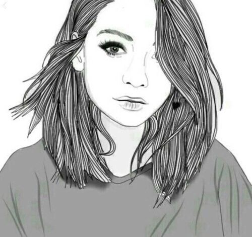 500x471 Pictures Tumblr How To Draw Girl - Tumblr Drawing Girl