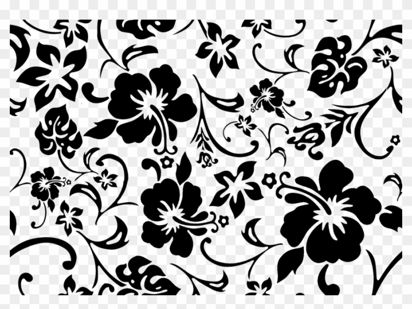 840x630 Hibiscus Tiled Background - Tumblr Drawing Patterns