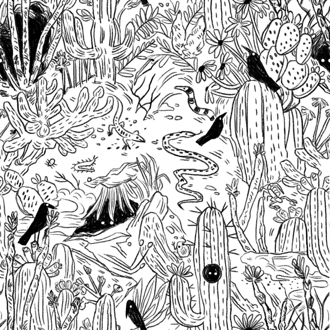1280x1280 Repeating Pattern Tumblr - Tumblr Drawing Patterns