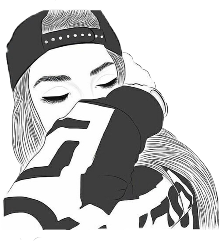 715x789 Girl Tumblr Drawing Tumblrgirl Tumblrdrawing Girldrawin - Tumblr Drawing Pictures