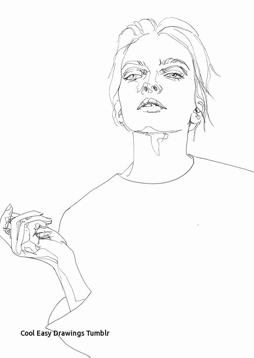 500x706 Tumblr Girl Coloring Pages Elegant Best Drawing Images - Tumblr Easy Drawing