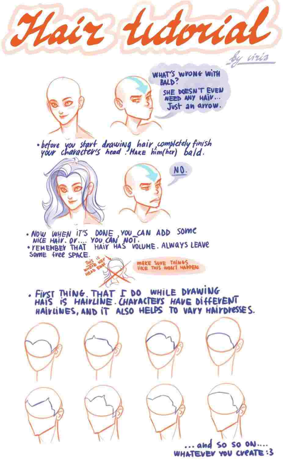 927x1517 Hair Drawing Tutorial Tumblr - Tumblr Hair Drawing Tutorial