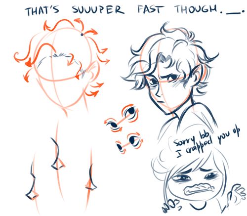 500x437 Drawing Tutorials - Tumblr Hair Drawing Tutorial