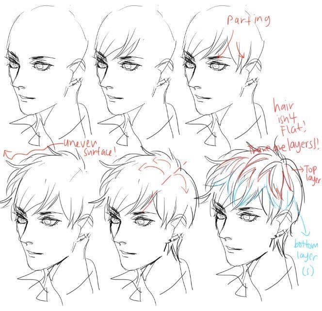 Tumblr Hair Drawing Tutorial at PaintingValley.com | Explore collection ...