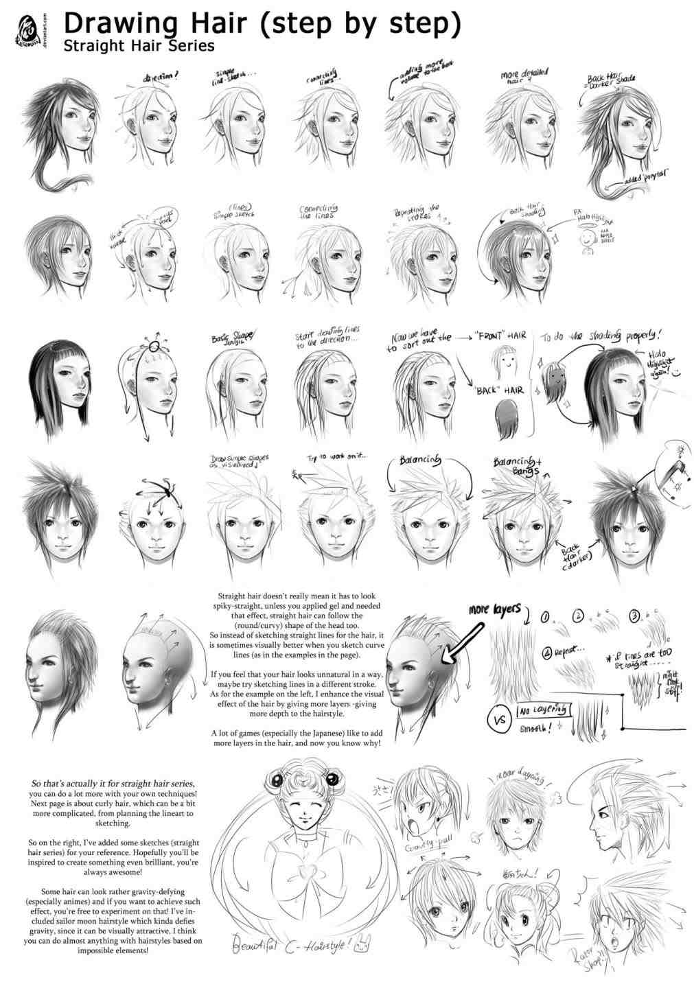 1011x1431 The Images Collection Of We Like A Easy Drawing Tutorials Tumblr - Tumblr Hair Drawing Tutorial
