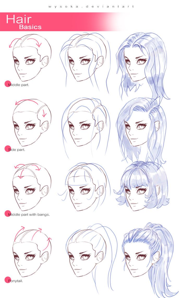 698x1145 t u m b l r p a t r e o n s h o p y o u t u b e new - Tumblr Hair Drawing Tutorial