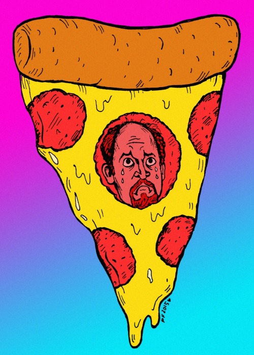 500x697 Drawing Illustration Pizza Digital Art Artists On Tumblr Pen - Tumblr Pizza Drawing