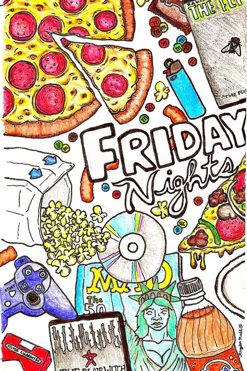 500x750 drawing art life tumblr cool food movie true fat video games games - Tumblr Pizza Drawing