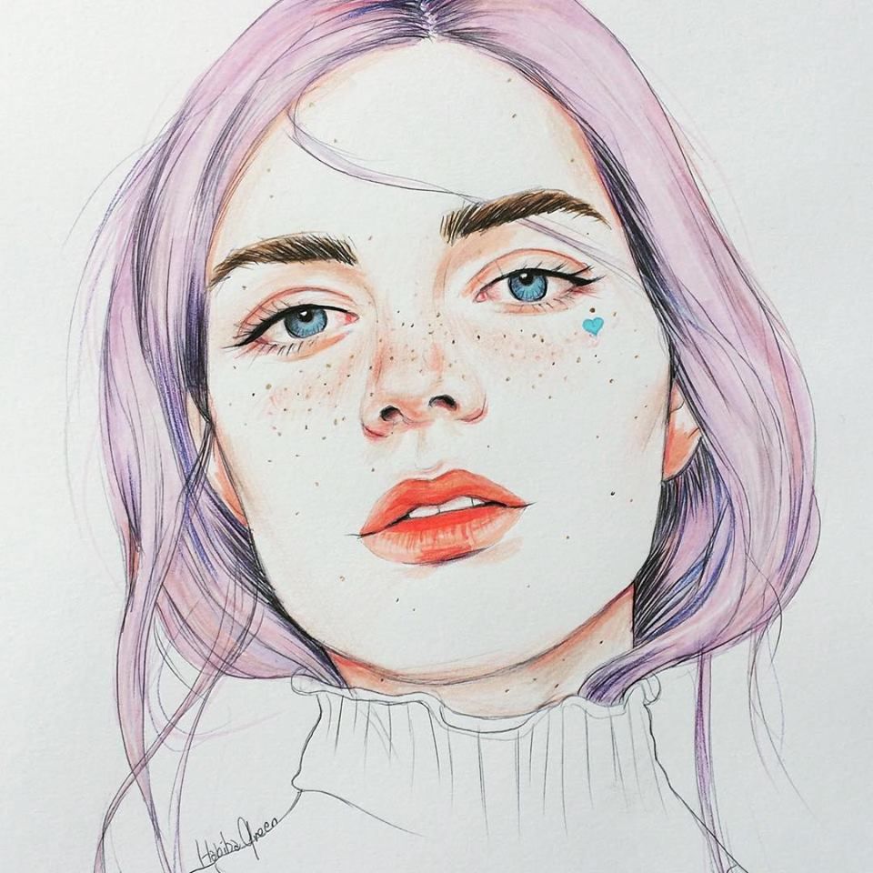 960x960 Creative Art Art - Tumblr Portrait Drawing