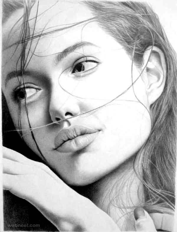 600x785 Beautiful And Realistic Portrait Drawings For Your Inspiration - Tumblr Portrait Drawing