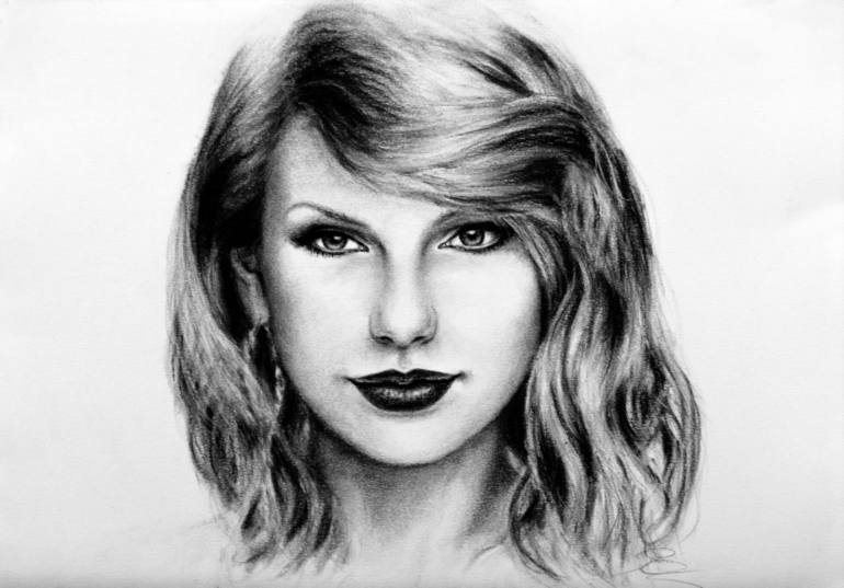 770x537 Taylor Swift Art Taylor Swift Artwork Tumblr Stay Design - Tumblr Portrait Drawing