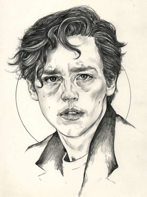 500x667 Adria Mercuri Jughead - Tumblr Portrait Drawing