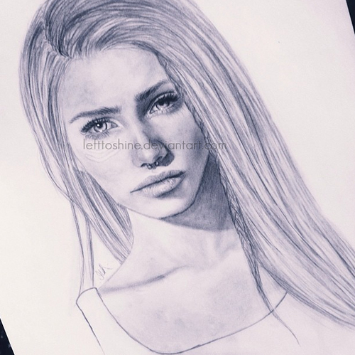 Tumblr Portrait Drawing at PaintingValley.com | Explore collection of ...