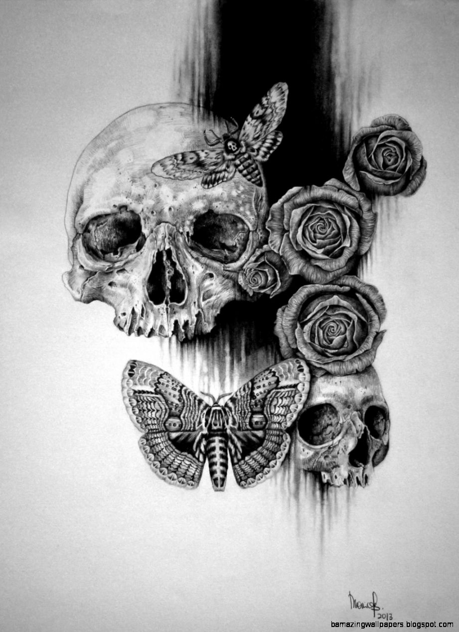 921x1269 Rose And Skull Drawing Tumblr Amazing Wallpapers - Tumblr Skull Drawing