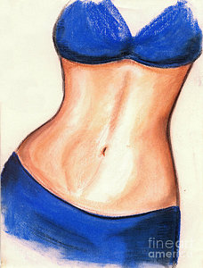 228x300 Tummy Drawings Fine Art America - Tummy Drawing