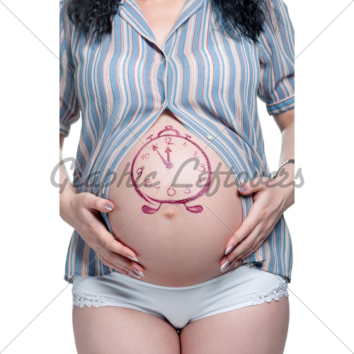 500x500 Tummy With Drawing Gl Stock Images - Tummy Drawing