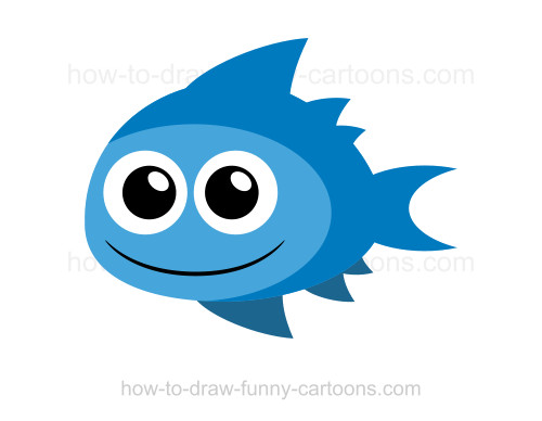 500x388 how to draw a tuna - Tuna Drawing
