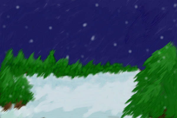 600x400 tundra a landscape speedpaint drawing - Tundra Drawing