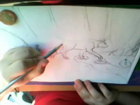 480x360 art trade sketch tundra part of basic background - Tundra Drawing