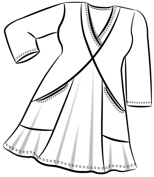 522x600 tempt tunic - Tunic Drawing