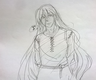 320x266 after bells' pvp scare, rose got a tunic to wear in towns to not - Tunic Drawing