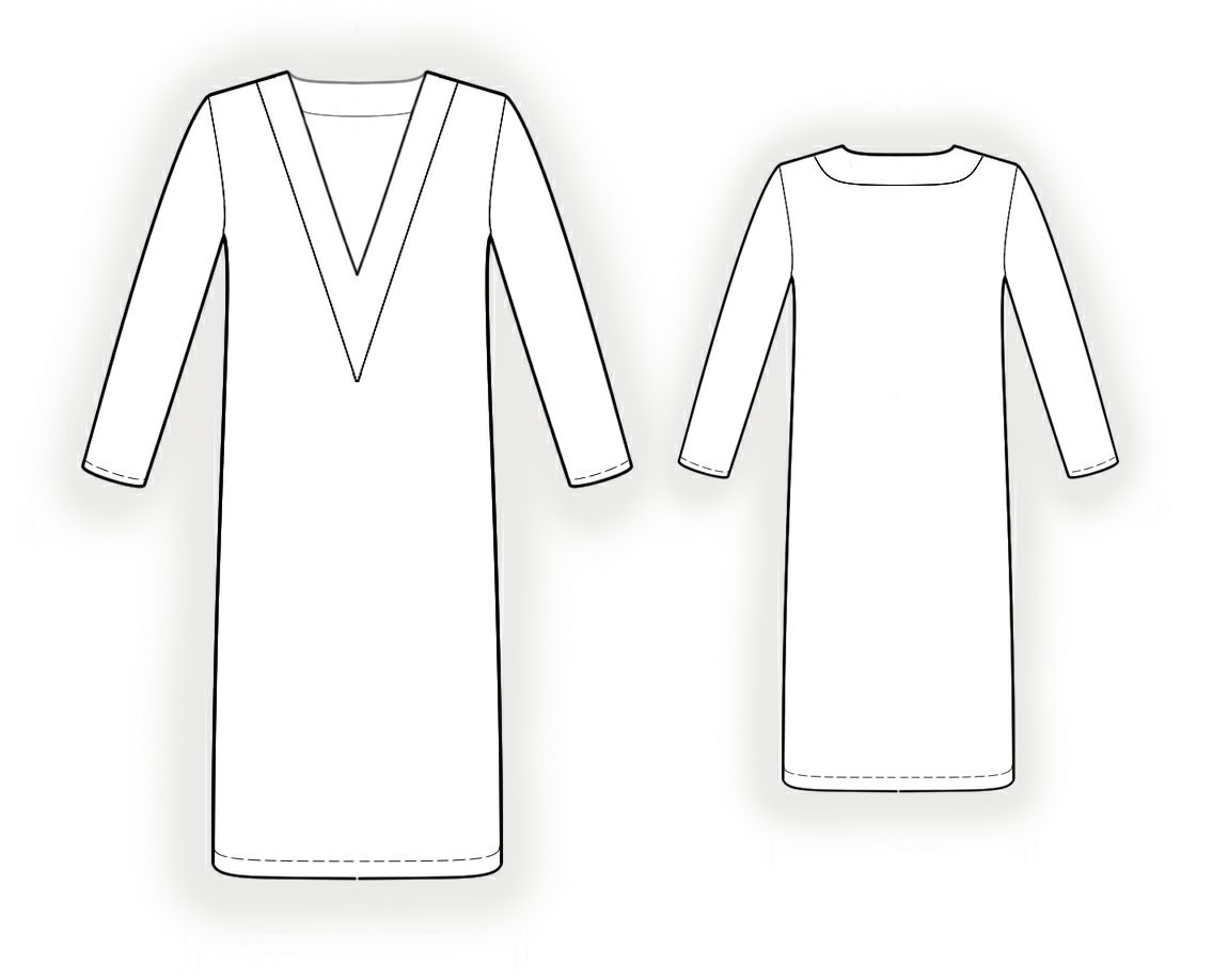 1150x918 beach tunic - Tunic Drawing