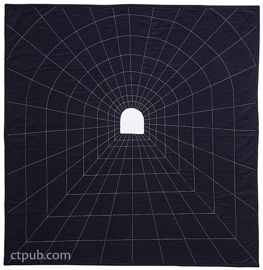 540x553 Modern Applique Illusions Tunnel Vision - Tunnel Drawing