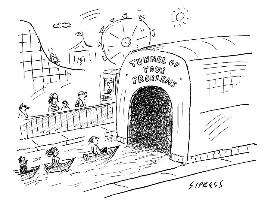 900x703 tunnel of problems drawing - Tunnel Drawing