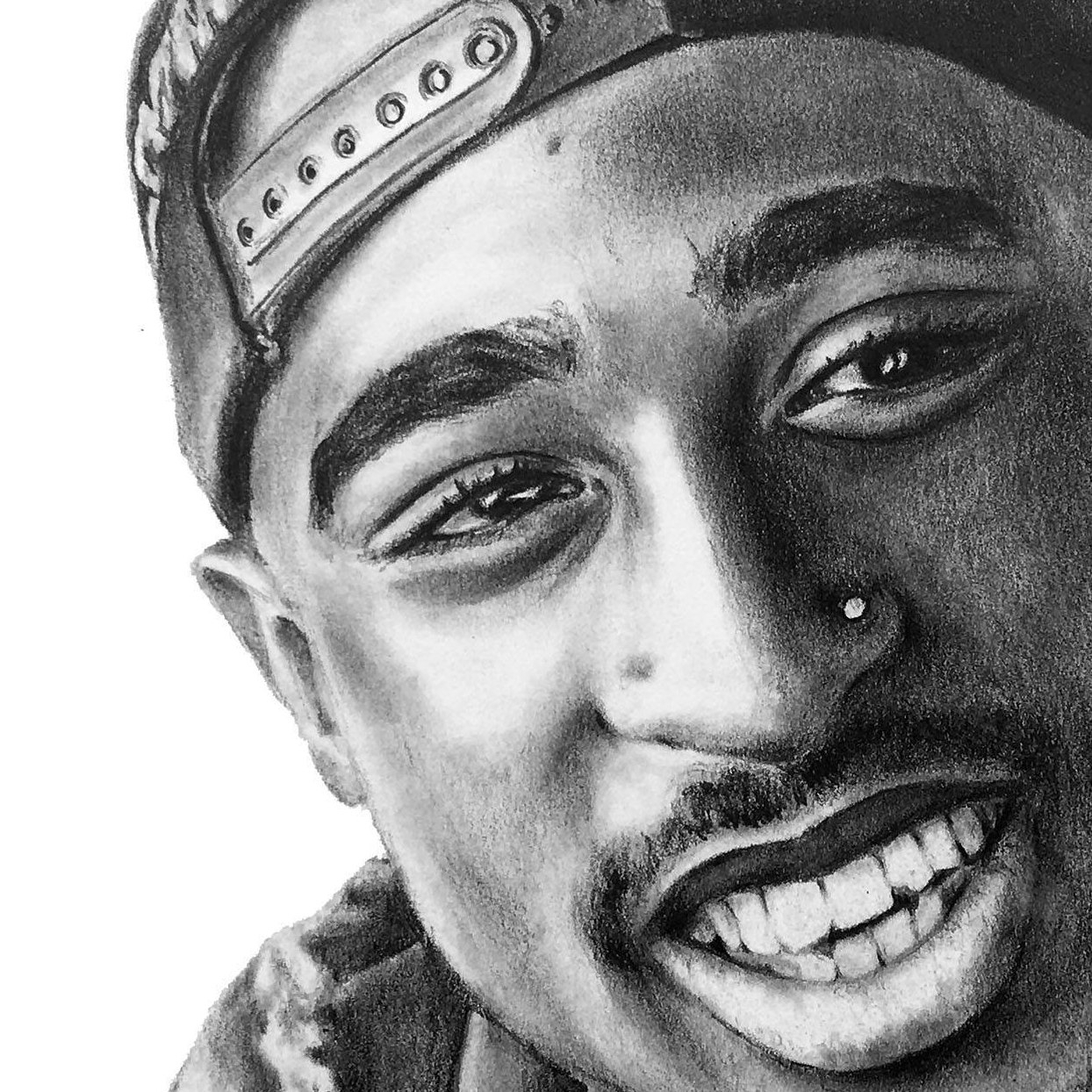 1244x1244 tupac pencil drawings and tupac original print - Tupac Drawing
