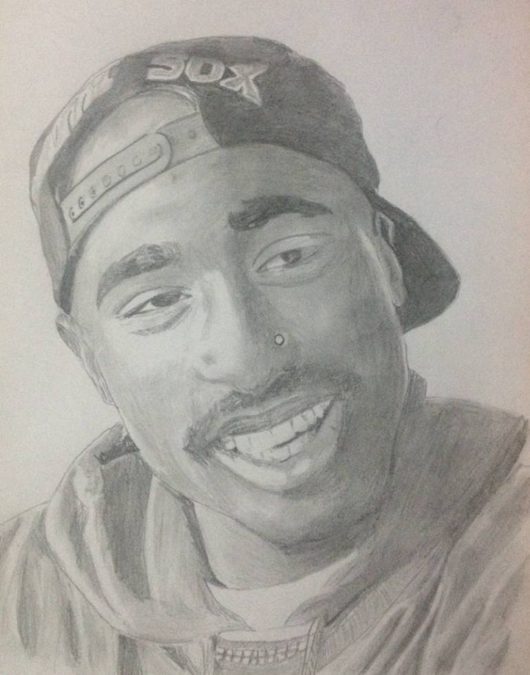 770x980 tupac shakur drawing - Tupac Drawing