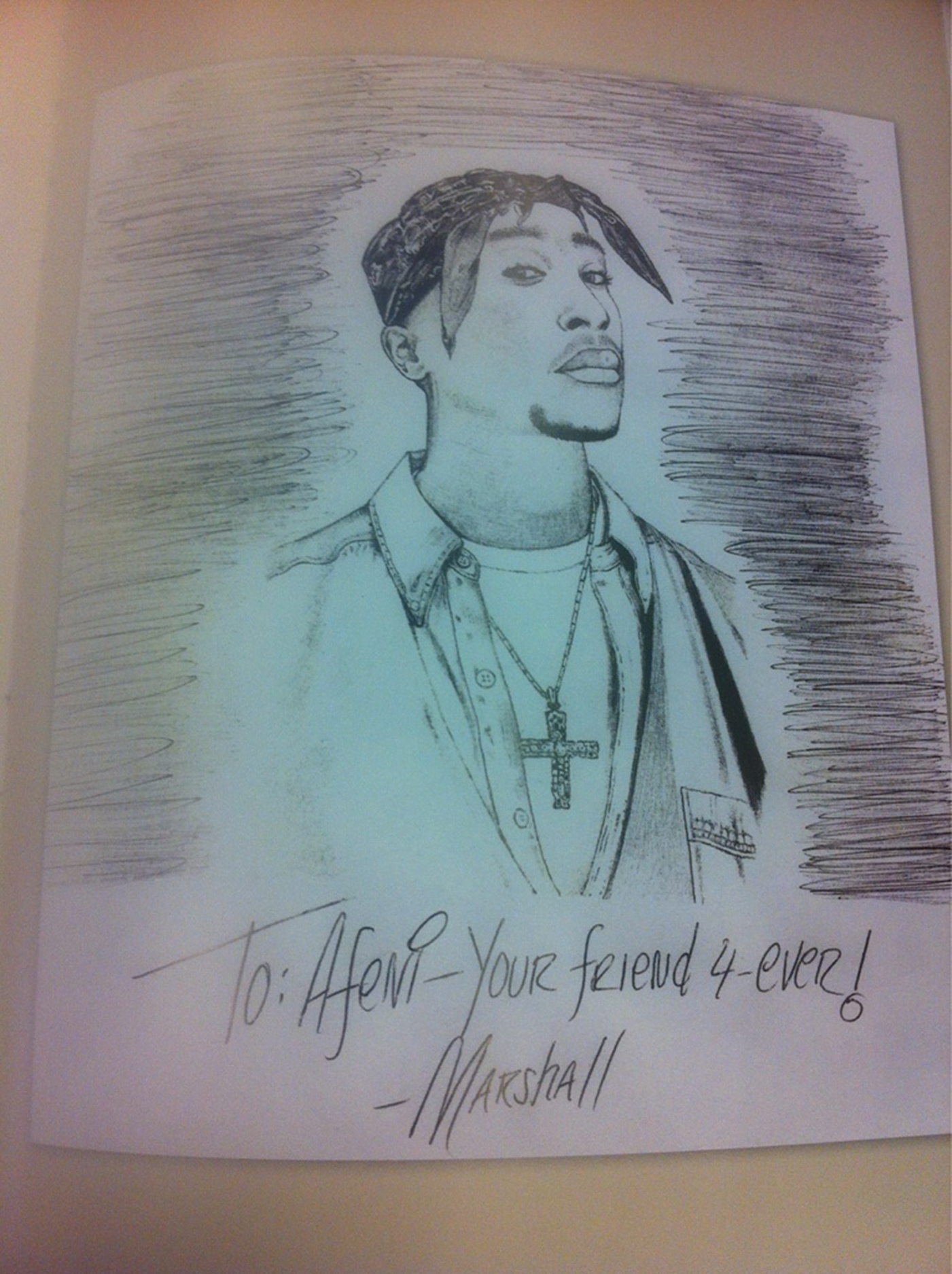 1401x1875 read eminem's sentimental letter to tupac's mother rolling stone - Tupac Drawing