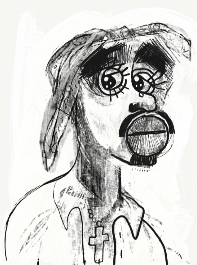636x855 secora's daily drawings tupac steemit - Tupac Drawing